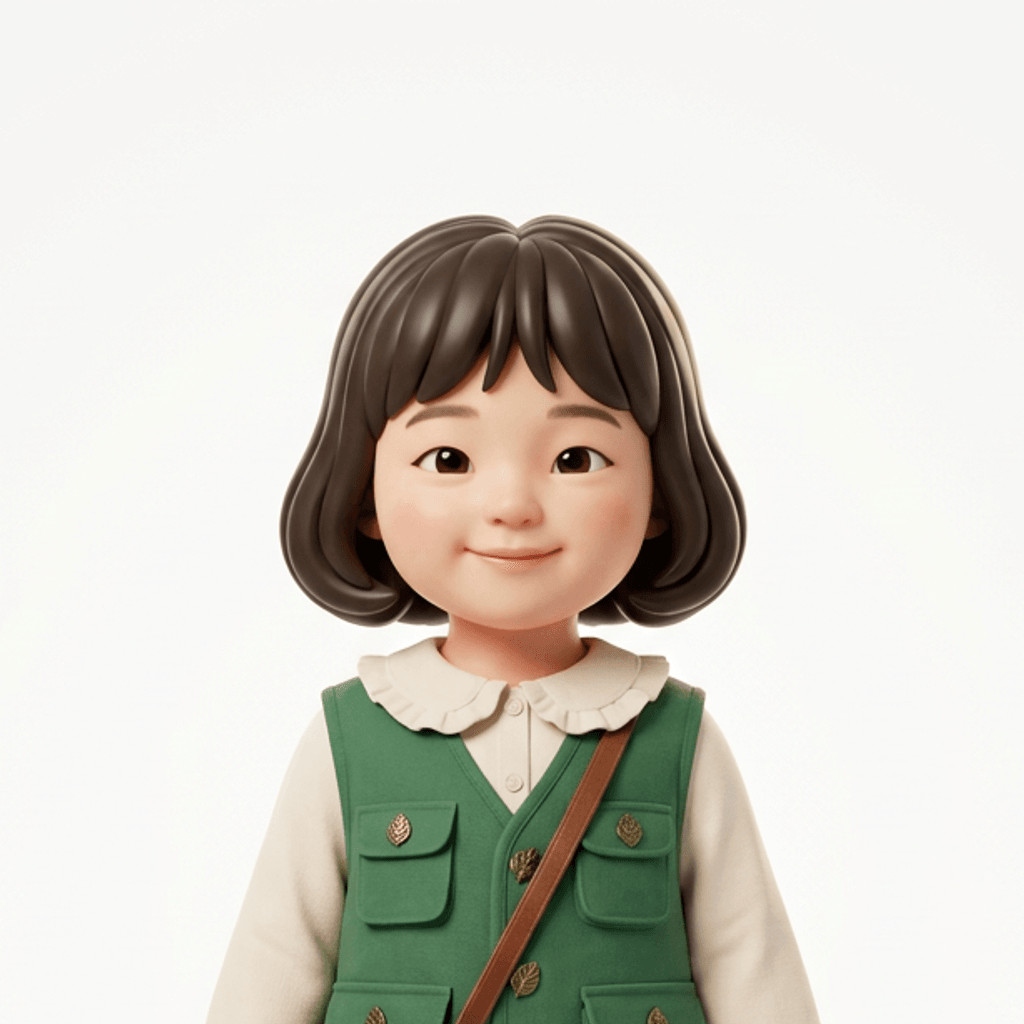 3D 카툰 스타일 일러스트